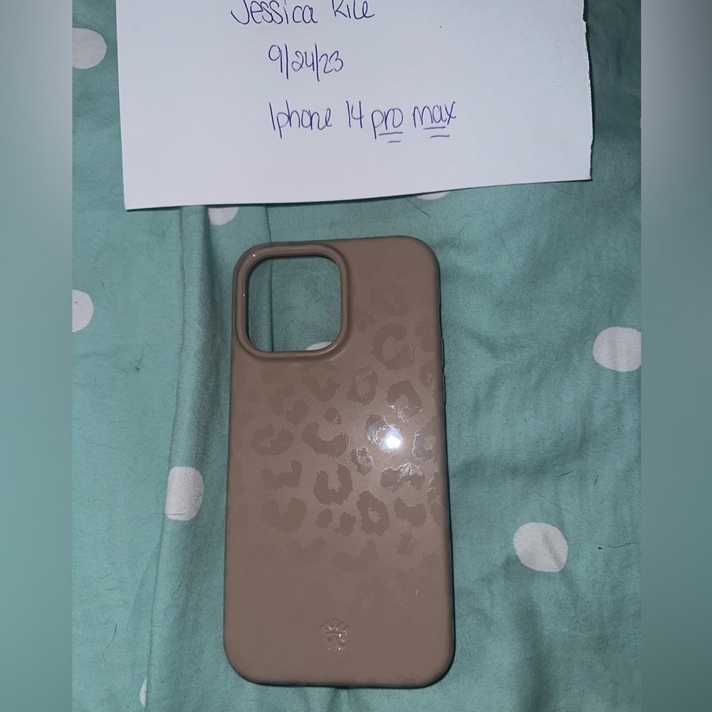 iPhone 14 pro max velvet caviar case